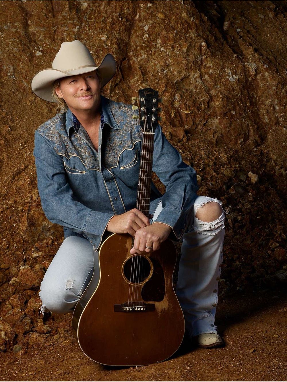 Alan Jackson with Guitar Life Size Cardboard Cutout with Free Shipping!
